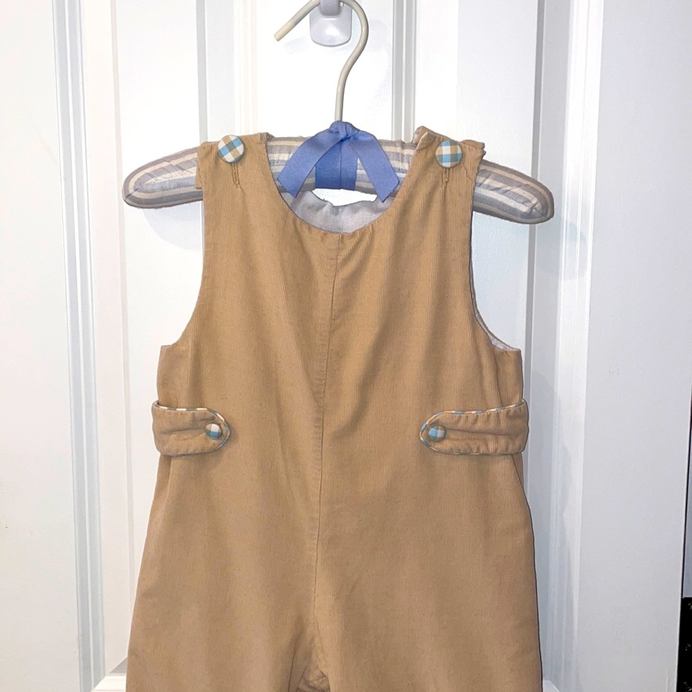 Light tan Corduroy Longall Overall Sz 18 month